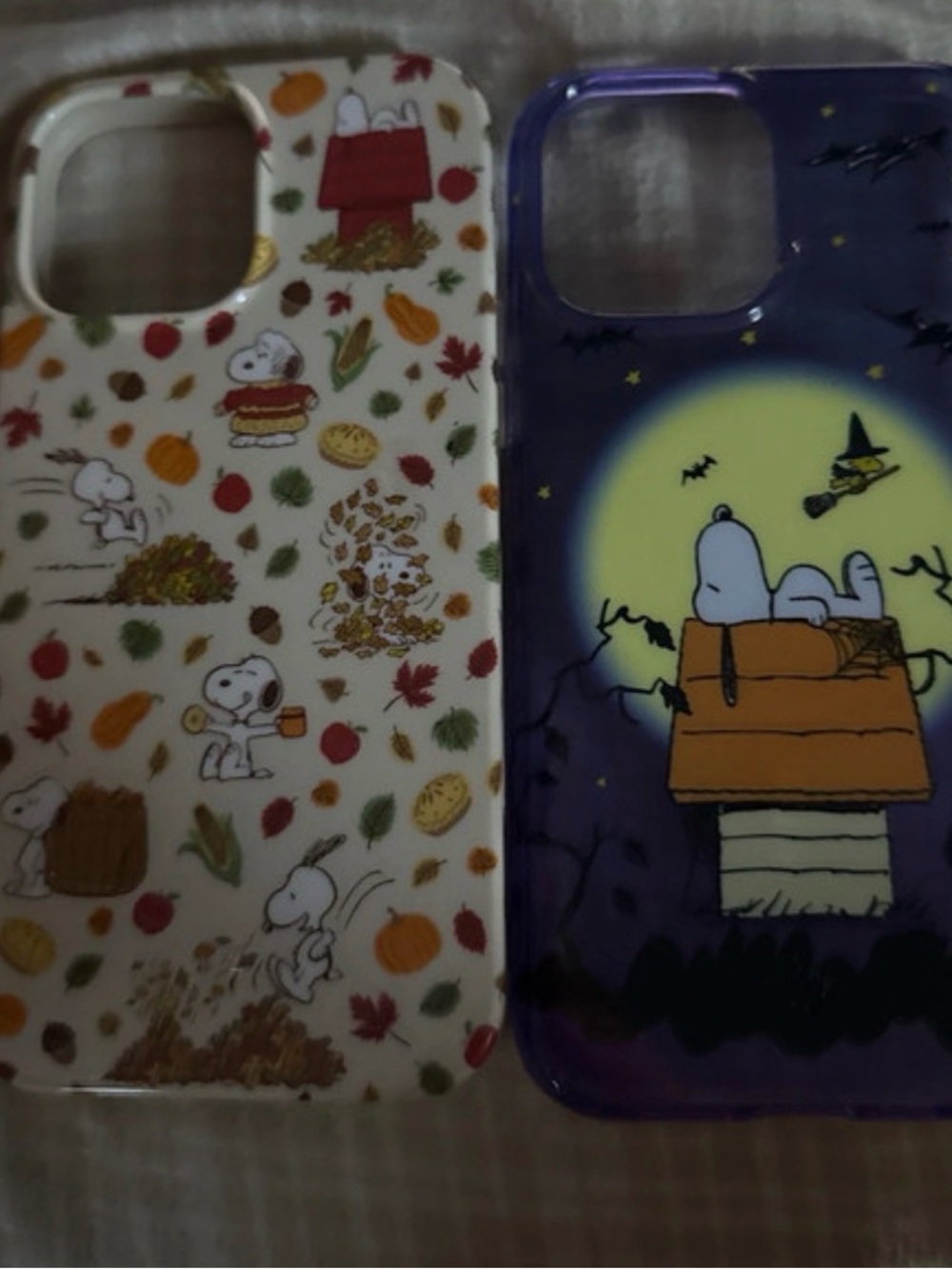 Velvet Caviar Snoopy Fall & Halloween Dual Phone Case Set - IPhone 16 max pro